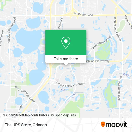 Mapa de The UPS Store