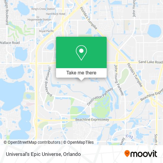 Universal's Epic Universe map