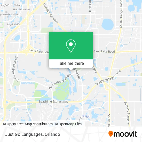Just Go Languages map