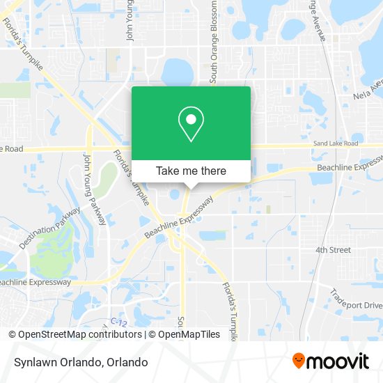 Synlawn Orlando map