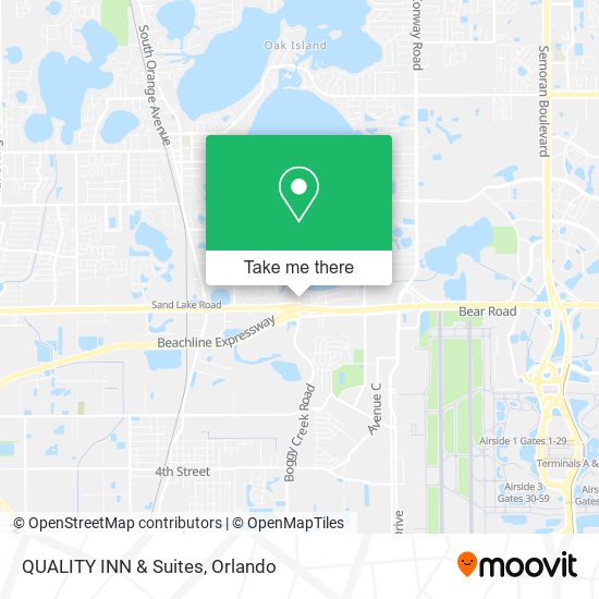 QUALITY INN & Suites map