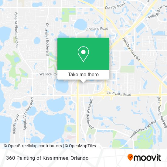 Mapa de 360 Painting of Kissimmee