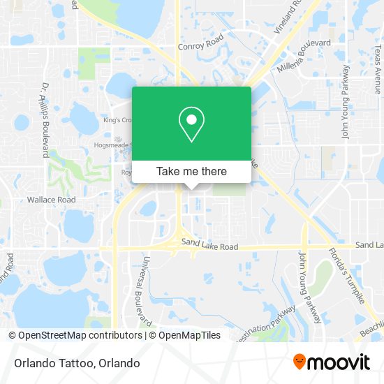 Mapa de Orlando Tattoo