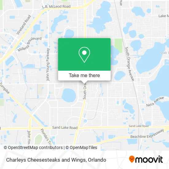 Mapa de Charleys Cheesesteaks and Wings
