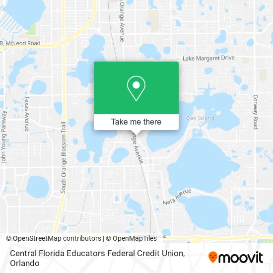 Mapa de Central Florida Educators Federal Credit Union