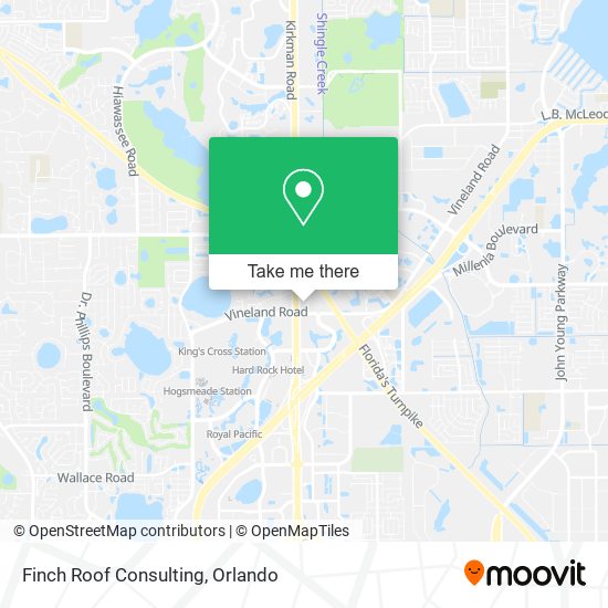 Finch Roof Consulting map