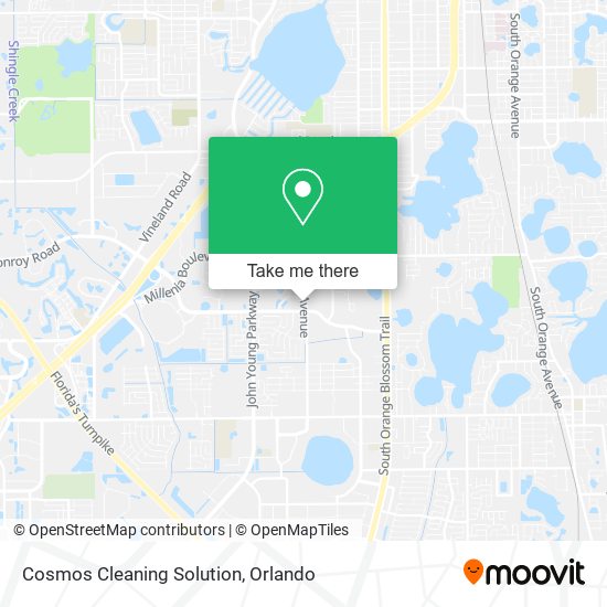Cosmos Cleaning Solution map