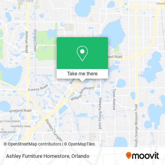 Ashley Furniture Homestore map