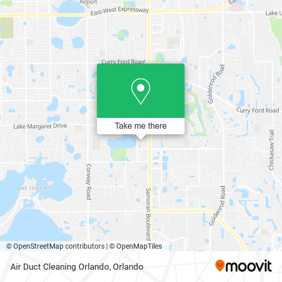 Mapa de Air Duct Cleaning Orlando
