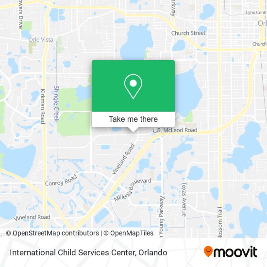 International Child Services Center map