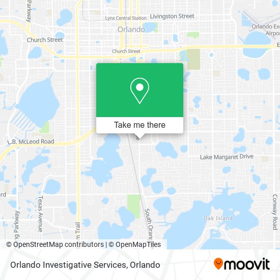 Orlando Investigative Services map