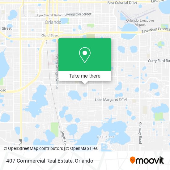 407 Commercial Real Estate map