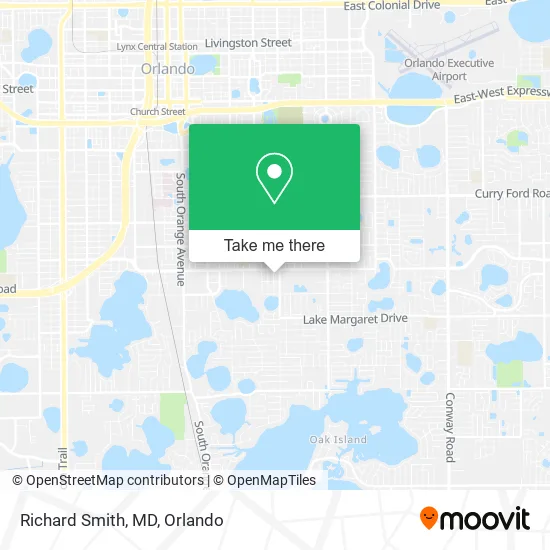 Richard Smith, MD map