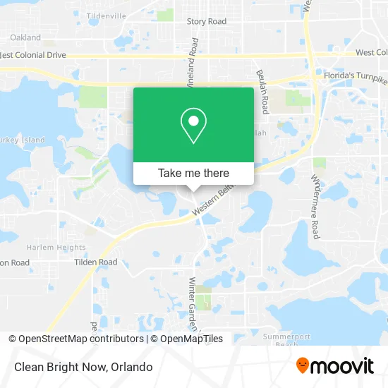 Clean Bright Now map