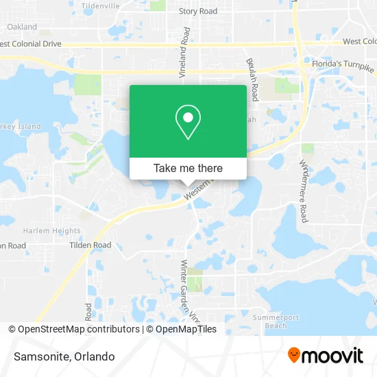 Samsonite map