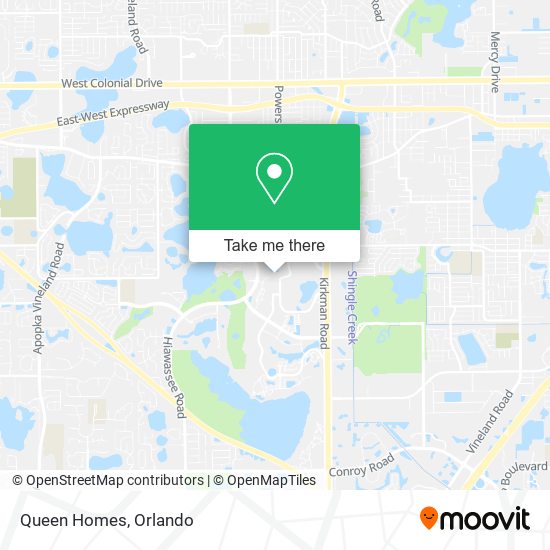 Queen Homes map