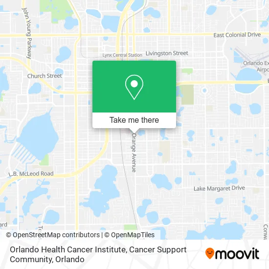 Mapa de Orlando Health Cancer Institute, Cancer Support Community
