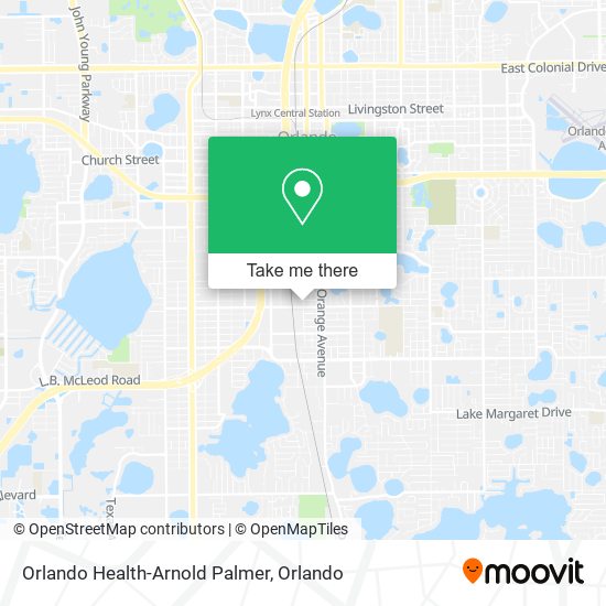 Orlando Health-Arnold Palmer map