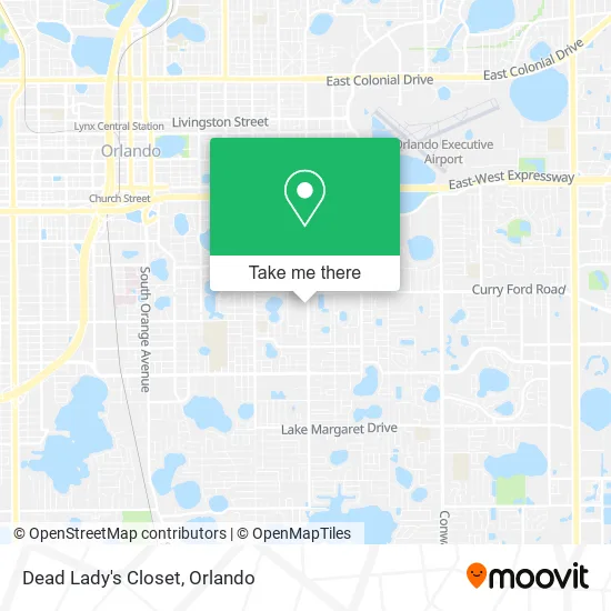 Mapa de Dead Lady's Closet