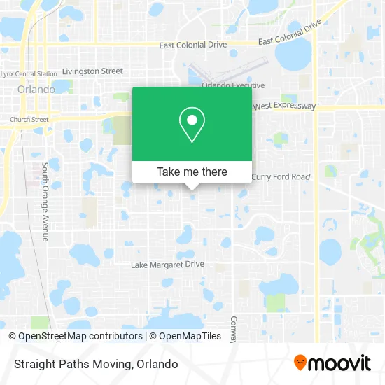 Mapa de Straight Paths Moving