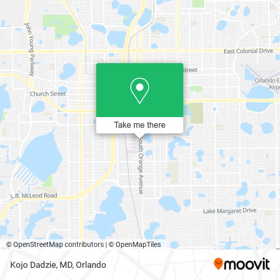 Mapa de Kojo Dadzie, MD