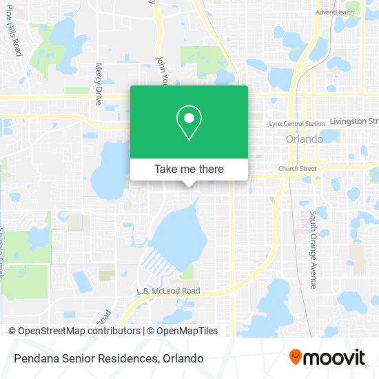 Pendana Senior Residences map