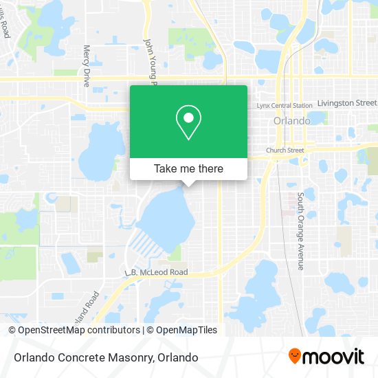 Mapa de Orlando Concrete Masonry