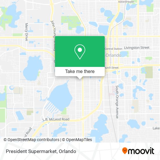 President Supermarket map