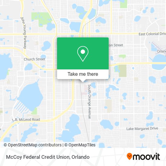 Mapa de McCoy Federal Credit Union
