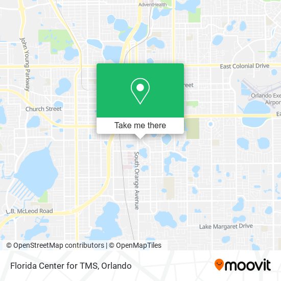 Mapa de Florida Center for TMS