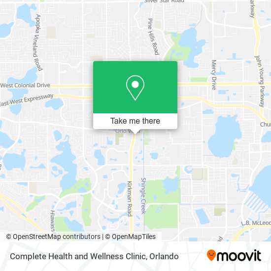 Complete Health and Wellness Clinic map