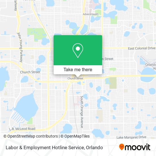 Labor & Employment Hotline Service map