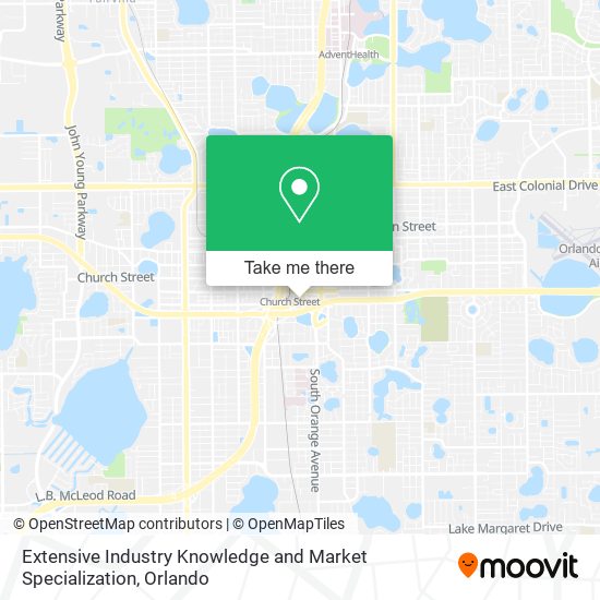 Extensive Industry Knowledge and Market Specialization map