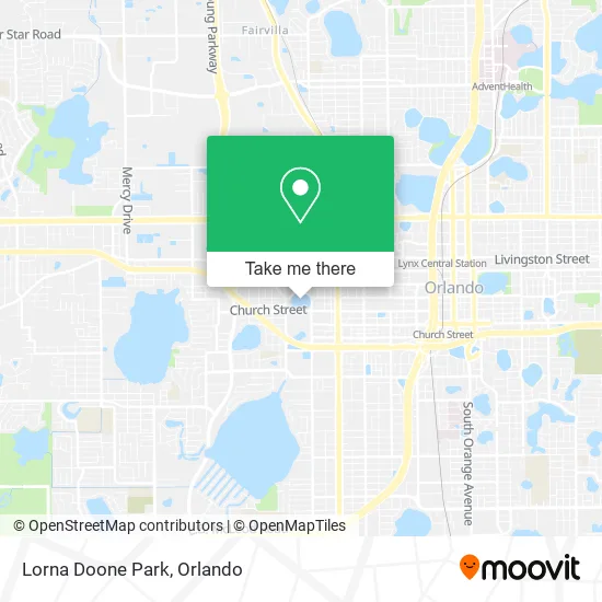 Lorna Doone Park map