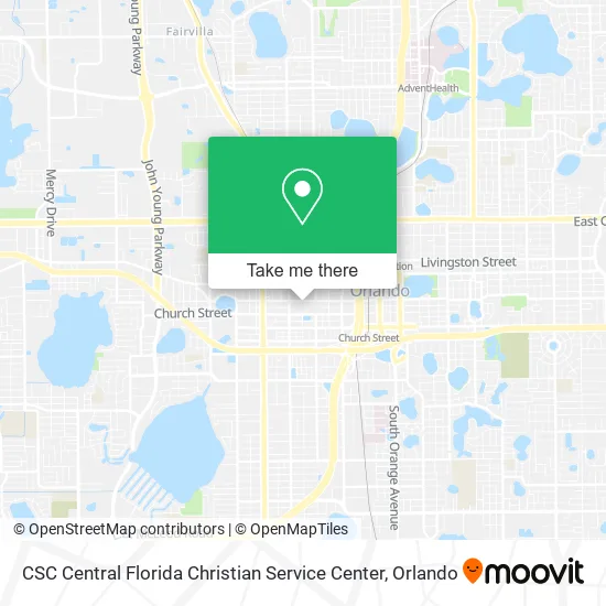 Mapa de CSC Central Florida Christian Service Center