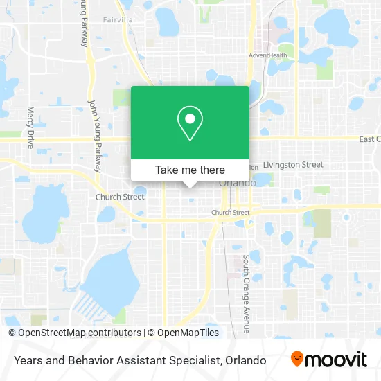 Mapa de Years and Behavior Assistant Specialist