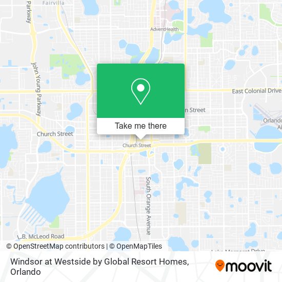 Mapa de Windsor at Westside by Global Resort Homes