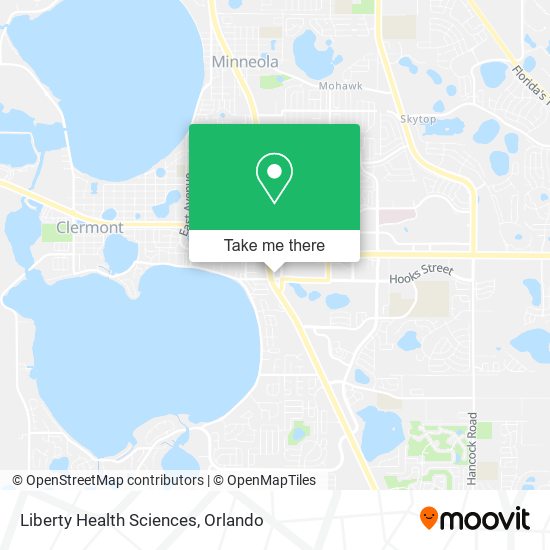 Liberty Health Sciences map
