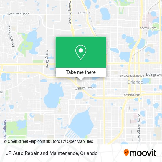 JP Auto Repair and Maintenance map