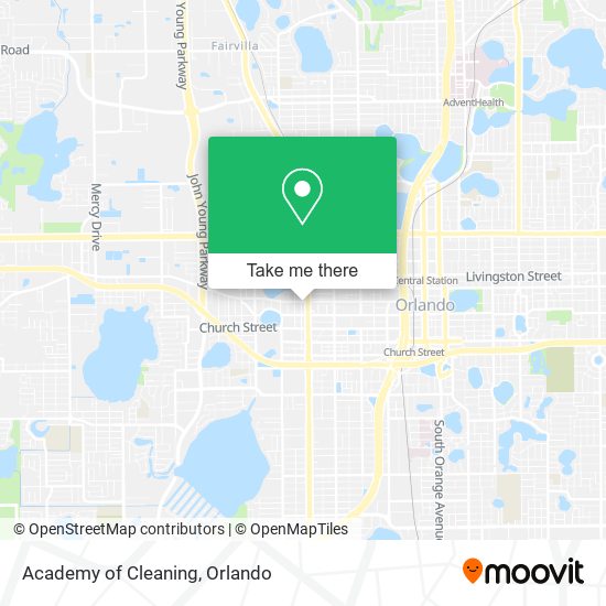 Academy of Cleaning map