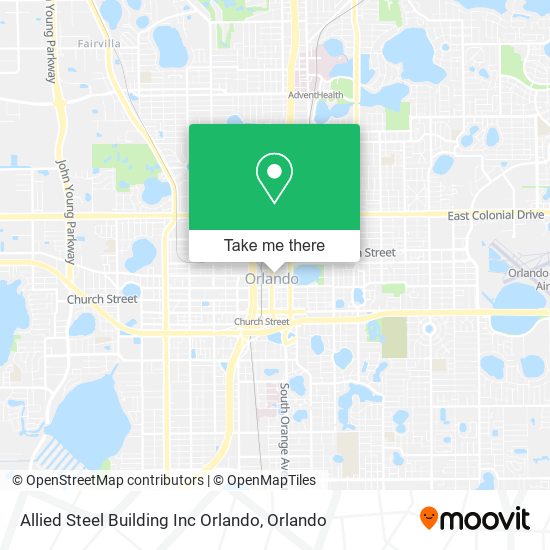 Allied Steel Building Inc Orlando map