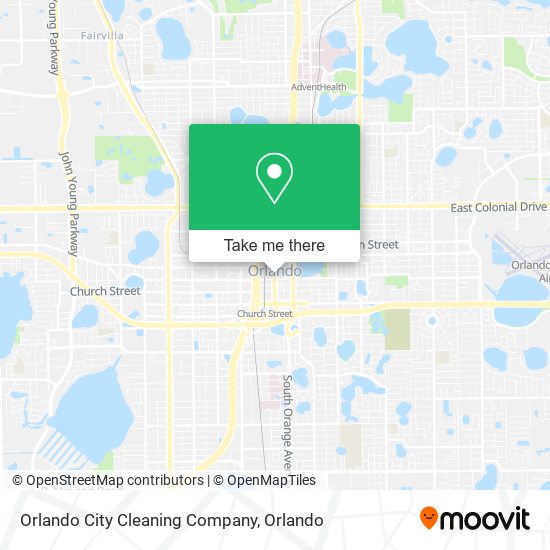 Mapa de Orlando City Cleaning Company