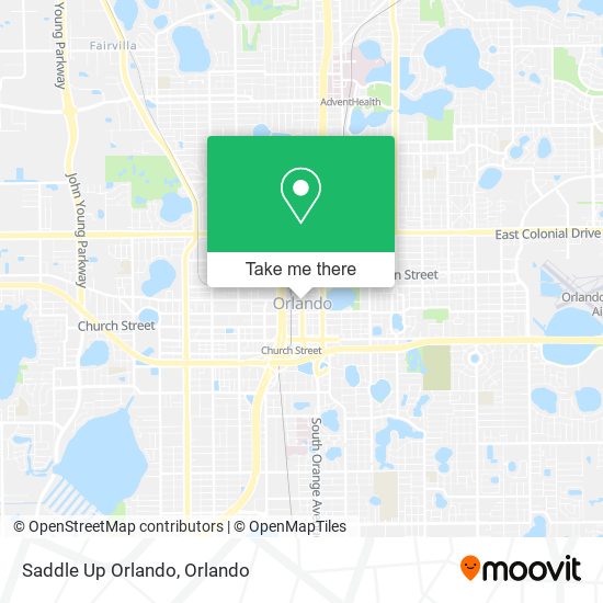 Saddle Up Orlando map