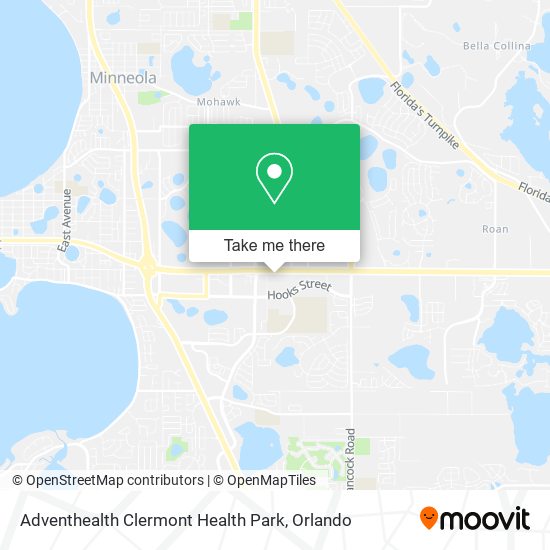 Mapa de Adventhealth Clermont Health Park