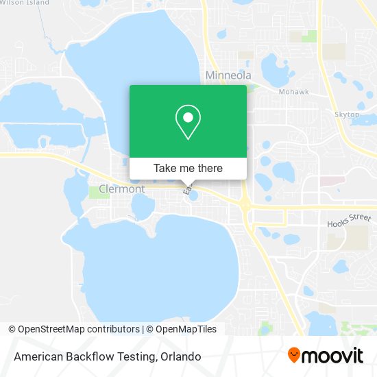 Mapa de American Backflow Testing