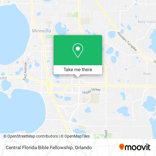 Central Florida Bible Fellowship map