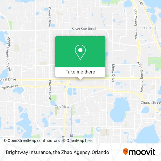 Mapa de Brightway Insurance, the Zhao Agency