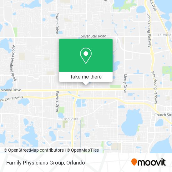 Family Physicians Group map