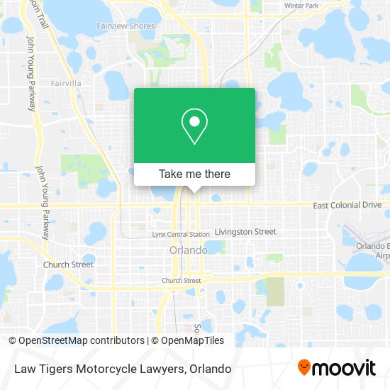 Law Tigers Motorcycle Lawyers map