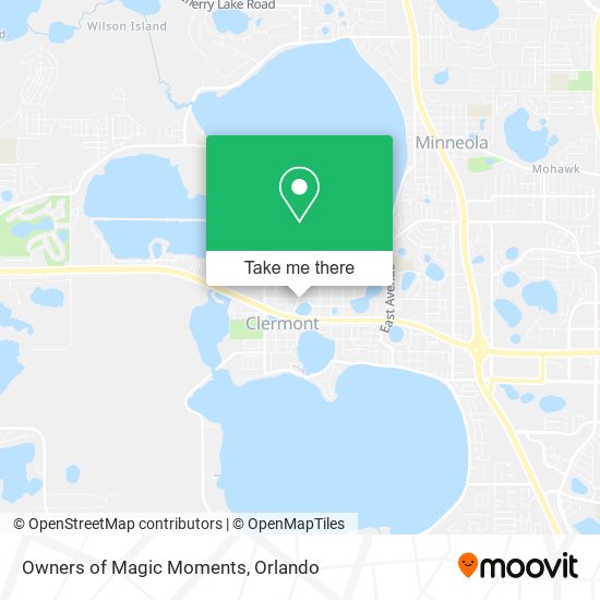 Owners of Magic Moments map